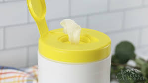 easy homemade natural cleaning wipes