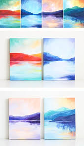 Dw Landscapes Peinture Artistique Peinture Abstraite Technique Peinture Acrylique