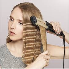 Keep life simpler by curling your hair with a flat iron instead. Professional Wave Hair Styler 3 Barrels Big Wave Curling Iron Hair Curlers Crimping Iron Fluffy Waver Salon Styling Tool Shopee Malaysia