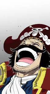 Roger big smile like Luffy