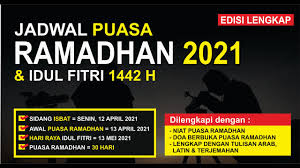 Berapa hari lagi menuju awal ramadhan 2021? Awal Puasa 1 Ramadhan 2021 Semakin Dekat Ini Dia Jadwal Puasa Ramadhan Niat Doa Berbuka Puasanya Youtube