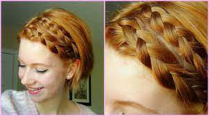 Secure the end of the braid with a rubber band if necessary. 8 Stylish Braids For Short Hair Diy Thought