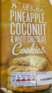 Instead, i always end up happily nibbling on a fresh batch of breads and cookies. Pineapple Coconut White Chocolate Cookies Marks Spencer 200 G