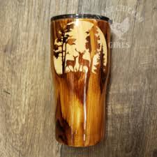 Deer Scene Carved Style Wood Grain Tumbler Crazychickengirls Com Tumbler Decal Glitter Tumbler Cups Tumbler Cups Diy