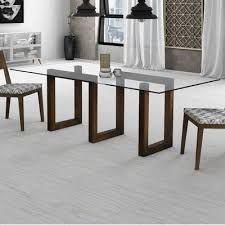 Serpent Glass Dining Table Base Color Walnut Size 29 H X 84 L X 44 W In 2020 Glass Dining Table Dining Table Bases Glass Top Dining Table