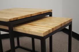 Nested Cube Butcher Block Tables 17 Steps With Pictures Instructables