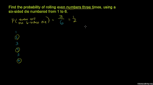 Die Rolling Probability With Independent Events Video