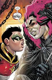 TEEN TITANS #37 PG 11- ROBIN VS CLONE BERNARD CHANG SCOTT HANNA SPLASH PAGE 