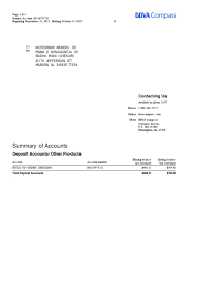 Until last year, bbva in the u.s. Summary Of Accounts Contacting Us Pdf Overdraft Cheque