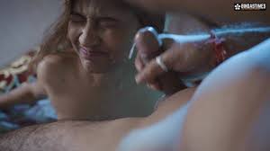 Desi Indian Step Father punishes his young 18+ step daughter after he sees  her having sex with a boy