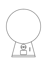 Free Printable Gumball Machine Template