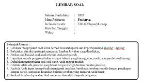 Download kunci jawaban lks prakarya kelas 8 kurikulum 2013 semester 2 png. Soal Pat Prakarya Smp Kelas 8 Kurikulum 2013 Didno76 Com