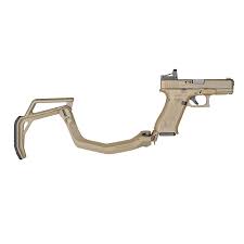 The new frame design without finger grooves still allows to instantly customize its grip to accommodate any hand size by mounting the different back. Fab Defense Collapsible Tactical Cobra Stock For Glock 17 19 Zahal