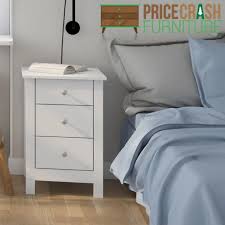 We gather all ads from hundreds of classified sites for you! Florence 3 Drawer Shaker Style Bedside Table In White