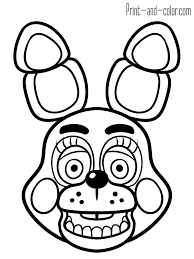 Five nights and freddys coloring pages. Five Nights At Freddy S Coloring Pages Coloring Home