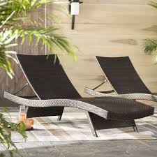 Sol 72 Outdoor Rebello Sun Lounger Set Reviews Wayfair Lounge Chair Outdoor Wicker Chaise Lounge Sun Lounger