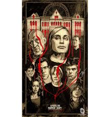 Freak show, it was a personal challenge to ahs: American Horror Story Asylum Paleyfest 2014 Screen Print Signed By Frances Conroy Evan Peters