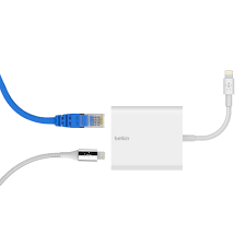 And was released on september 12, 2012 alongside the iphone 5 for its 2012 range of handheld consumer products. Ethernet Power Adapter With Lightning Connector Belkin
