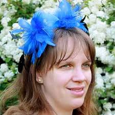 Haarband bruiloft bibi tule veren (rood, blauw, zwart, roze, violet) Roy  Blauw : Amazon.nl: Beauty