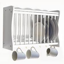 Cheshunt Porte Assiettes Murale Blanc Assiette Murale Stockage D Assiette Parement Mural