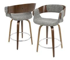 Counter Height Bar Stool Wood Swivel Mid Century Modern Kitchen Dining 23 Chair Lumisource Midc Wood Patio Chairs Bar Stool Furniture Mid Century Bar Stools