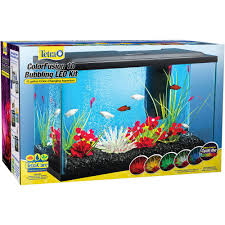 Tetra Aquarium 10 Gallon Tank Fish Kit Led Light Colors Air Pump Bubble Filter Tetra 10 Gallon Fish Tank Fish Tank Led Kit