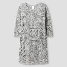 Girls 39 Sweater Dress Cat Amp Jack Grey Target Girls Sweater Dress Crochet Lace Dress Clothes