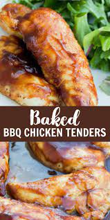 Baked Bbq Chicken Tenders Baked Bbq Chicken Chicken Tender Recipes Baked Baked Bbq Chicken Recipes