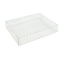 10* 15x15x4cm PVC Clear Acetate Box product retail gift hamper bomboniere  square