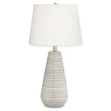 Pacific Coast Lighting Sully Table Lamp In Grey Cream Table Lamp Lamp Table Lamp Lighting