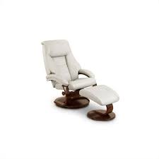 Mac Motion Oslo Leather Swivel Recliner With Ottoman In Putty And Alpine Recliner With Ottoman Swivel Recliner Leather Chair With Ottoman