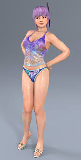 Ayane Bikini Render 01 Model Poses Poses Character Poses