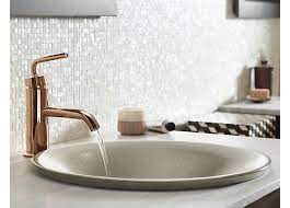 Purchase a kohler faucet repair kit from a store that stocks plumbing supplies. Vibrant Rose Gold Bathroom Faucet Finishes Bathroom Kohler