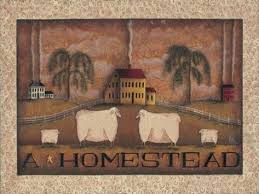 David Harden Print Folk Art Painting Primitive Painting Sale Artwork