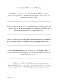 Wie ein innerer monolog geschrieben ist, lässt sich bereits an den beiden worten. 18 Lebensnahe Schreibanlasse Fur Einen Inneren Monolog Innerer Monolog Unterrichtsmaterial Daf