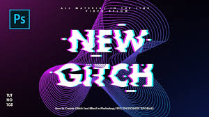 How To Create Glitch Text Effect In Photoshop Photoshop Tutorials Glitch Text Photoshop Tutorial Text Effects
