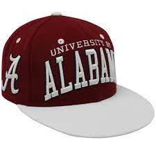Zephyr Alabama Crimson Tide Crimson Cream Superstar Snapback Hat Hats For Men Alabama Crimson Tide Hats