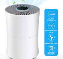 From Professional OEM ODM Home Portable Ionizer Air Purifier Air Cleaner  with HEPA and Active Carbon Air Filter