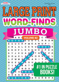 In the beginning, god created the heavens and the earth. Jumbo Large Print Word Finds Puzzle Book Word Search Volume 82 Kappa Books Publishers 9781559930918 Amazon Com Books