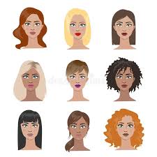 Women's hairstyles, today, don't really have any rules. Hairstyles Stock Illustrations 6 428 Hairstyles Stock Illustrations Vectors Clipart Dreamstime