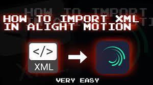 How To Import Xml File In Alight Motion Tutorial Youtube