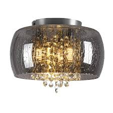 It has glass droplets which are easy to attach and everything is labelled. Flush Mount Chandeliers Black Drum Chandelier Glass Chandelier Crystal Ceiling Light 3 Light Lighting Ceiling Fans Bonsaipaisajismo Ceiling Lights