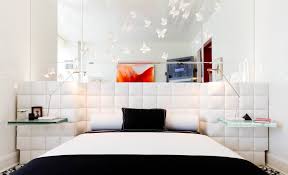 Bold black, white and red room decor with lots of patterns. Black White Red Bedroom Houzz