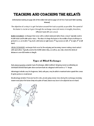 An acceleration zone may be used in relay races where the incomingcompetitor is running legs of 200 meters (220 yards) or less in the assigned lane.when this is permitted, competitors electing to use this option shall be positionedentirely within the limits of the acceleration and exchange zones. Teaching And Coaching The Relays Running Individual Sports