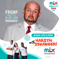Here's the full video of the challenge aishah, rod and prem took yesterday, where they had to find their way to taman kepong without using a gps! Mix On Twitter Tomorrow On The Mixbreakfast Aishah Rod And Prem Will Be Interviewing One Of Malaysia S Prominent Stand Up Comedians The One And Only Harith Iskander It S Going To Be All Fun