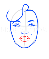 How To Draw Marilyn Monroe Easy, Step By Step, Drawing Guide, By Dawn -  Dragoart