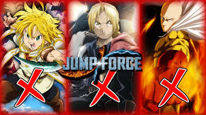 Feb 14, 2019 · please listen to my explanation on this video, watch and listen until the end of the video.you need to talk to goku, luffy, naruto, and the director.jump f. My Games Com Jump Force No One Punch Man Full Metal Alchemist Seven Deadly Sins