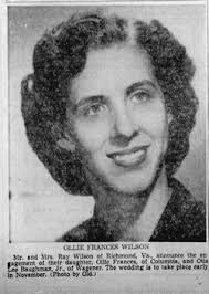 Ollie Frances Wilson Baughman (1921-2002)