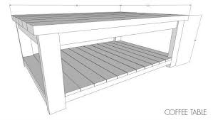 Finished measurements are approximately 20 inches high x 20 inches deep x 40 inches long. Build A Large Simple Coffee Table Using Off The Shelf Lumber And My Free Plans Here Basic Construction Techniqu Coffee Table Wood Pallet Tables Diy Farm Table