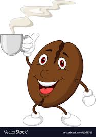 Vector Illustration Of Coffee Bean Cartoon Character Download A Free Preview Or High Quality Adobe Illustrator Ai Eps Coffee Beans Cartoon Cartoon Characters
